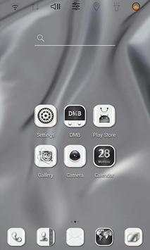 HD Silver Wallpaper theme screenshot 2