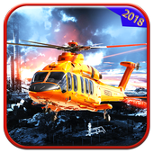 Real City Helicopter 3D Traffic Parking Simulator icon