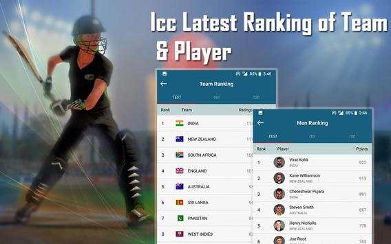 CricGift - Live Cricket Score Ball by Ball Update screenshot 4