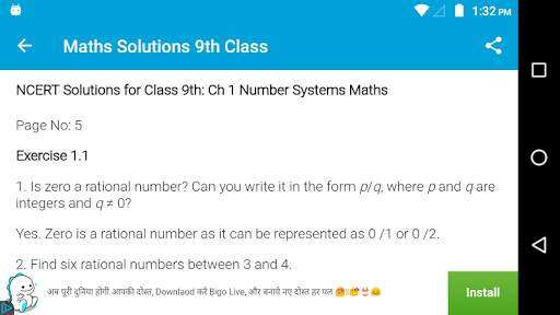 NCERT class 9th Maths Solution screenshot 6