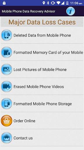 Mobile Phone Recovery Help screenshot 1
