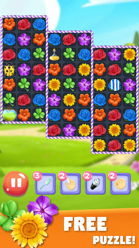 Blossom Bloom - Flower Blast Match 3 Games screenshot 1