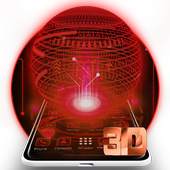 3D Red Tech Hologram Solar Theme⭕🌞 1.1.1