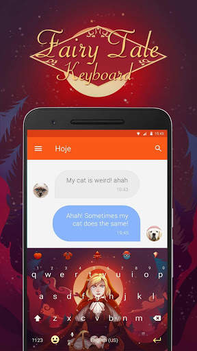 Fairy Tale Keyboard Theme screenshot 1