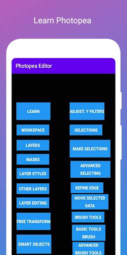 Photopea - Photo Editor and Tutorials Photopea screenshot 4