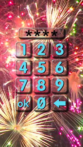 Fireworks lock screen prank 4 تصوير الشاشة