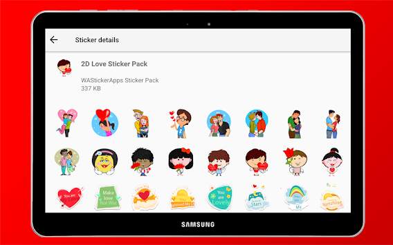Love Stickers ❤ WAStickerApps download Love Emojis screenshot 12