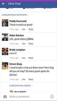 Zero Facebook screenshot 4