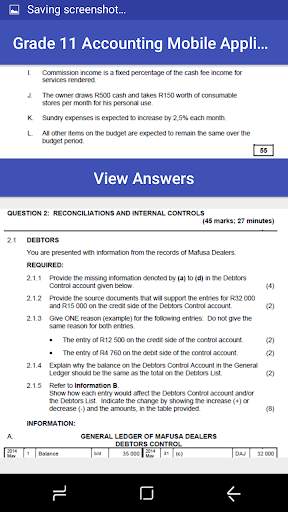 Grade 11 Accounting Mobile Application screenshot 6