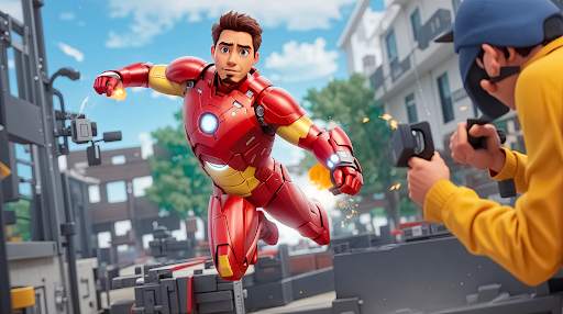 Iron Boy : Iron Hero Man Games screenshot 1