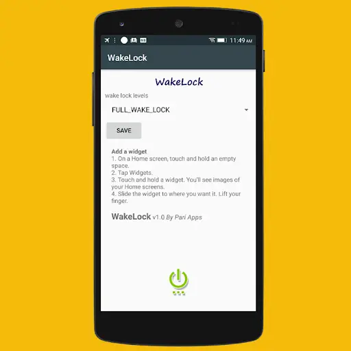 Wake Lock - Keep Screen On, Keep Screen Awake screenshot 1