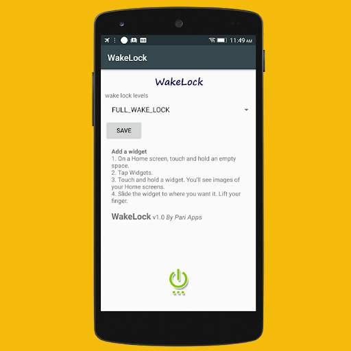 Wake Lock - Keep Screen On, Keep Screen Awake screenshot 1
