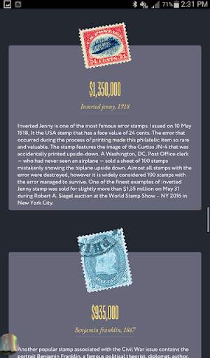 Valuable Stamps Reference & Identification screenshot 5