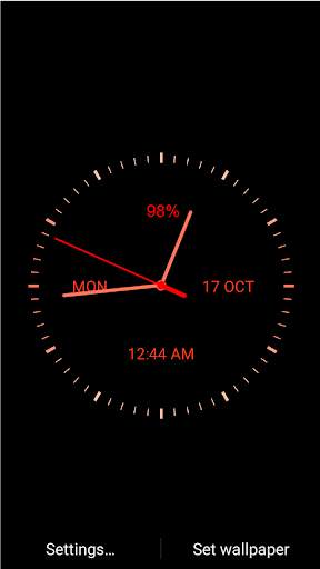 Analog Clock Live Wallpaper screenshot 7