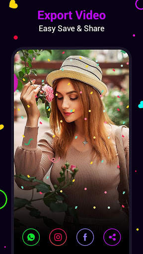 Particle.ly video status maker : photo video maker screenshot 8