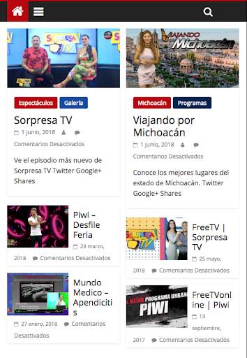FreeTV скриншот 2