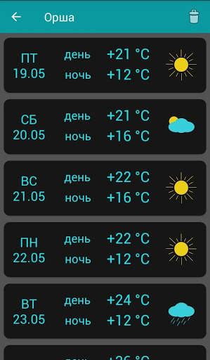 Погода РБ screenshot 4