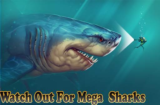 Mega Shark hunting  : Shark Games screenshot 2