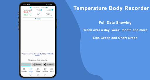 Temperature Body Health Recorder screenshot 3