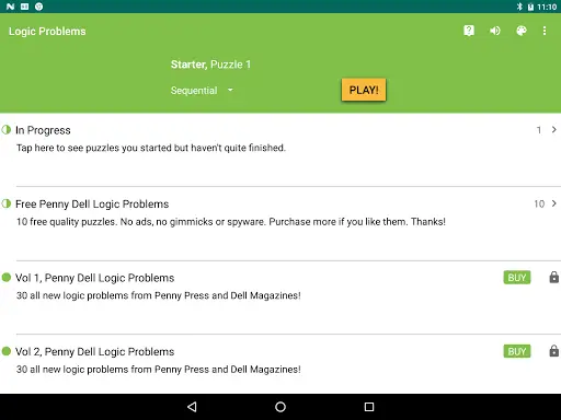 HARD Penny Dell Logic Problems screenshot 10