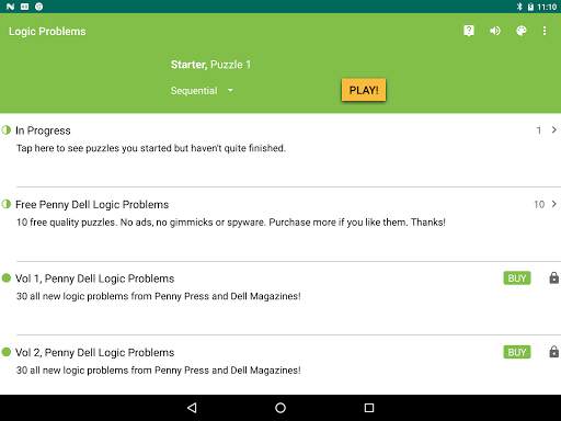 HARD Penny Dell Logic Problems screenshot 10