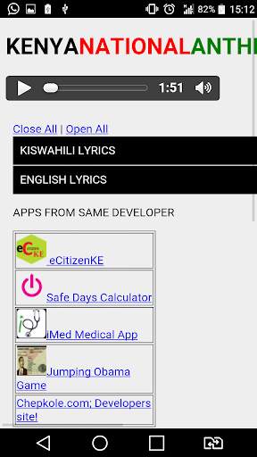 Kenya National Anthem screenshot 2