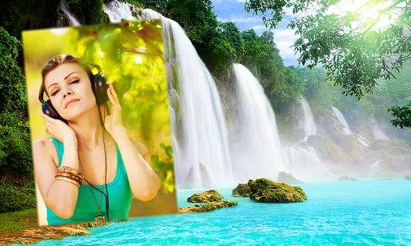 bingkai foto air terjun screenshot 9