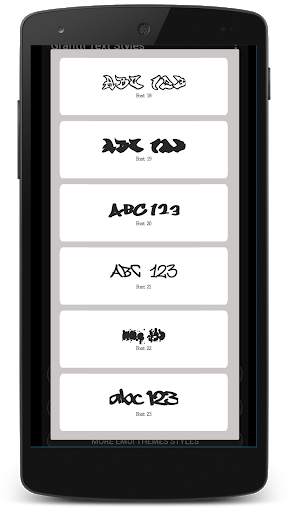 Grafitti Font For Huawei / Honor / EMUI screenshot 3