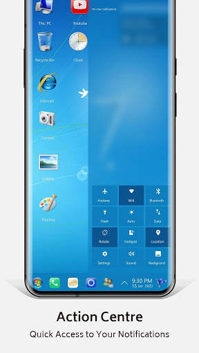 Win 7 Theme 2 For Computer Launcher screenshot 3