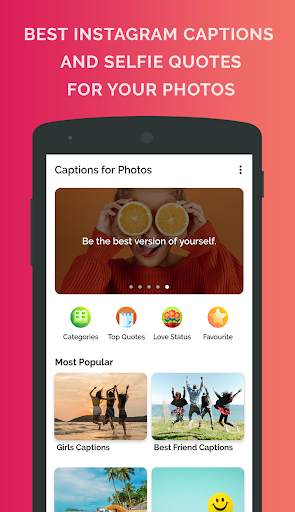 Captions, Status & Quotes screenshot 1