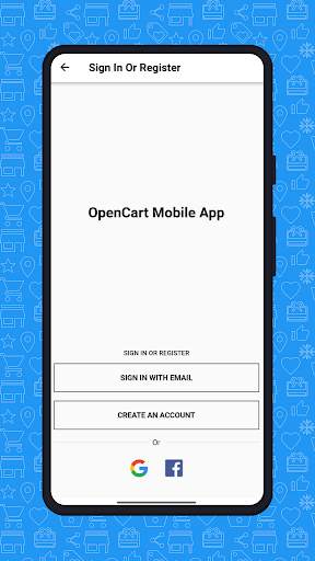 OpenCart Mobile App screenshot 1