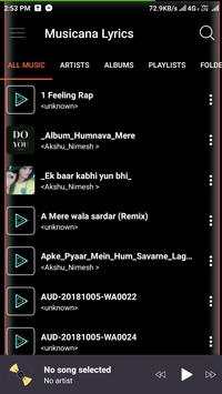 Musicana Lyrics Free 2019 screenshot 1