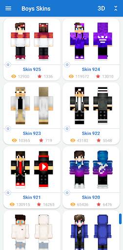 Boys Skins for Minecraft PE screenshot 4