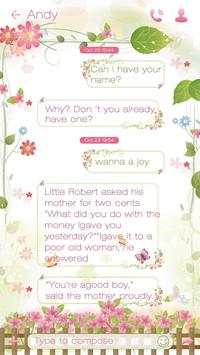 GO SMS PRO SMALL FRESH THEME screenshot 3