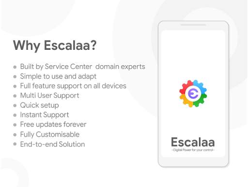 Escalaa Service Repair Management System скриншот 1