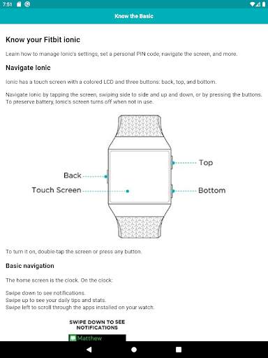 User guide for Fitbit Ionic screenshot 6