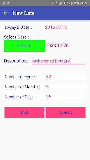 Date Calculator screenshot 3