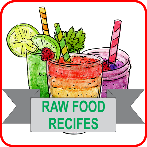 Raw food recipe icon