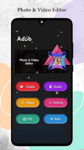 Adob Video Status Maker of Photos with Music screenshot 1