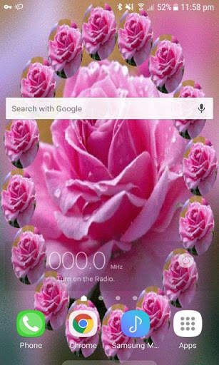 Rose Wheel Live Wallpaper screenshot 2