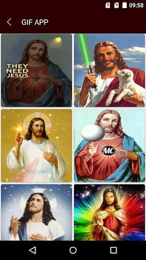 GIF Jesus Live Wallpapers screenshot 2