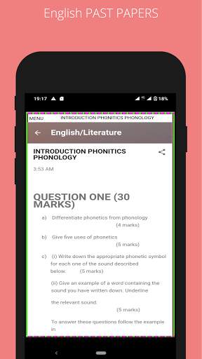 English/Literature Past Papers screenshot 2