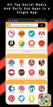 All Option Social Media App And Browser Lite screenshot 2