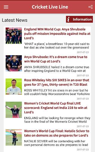 Cricket Live Line screenshot 3