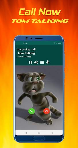 Call Tom's Talking Fake Video Call screenshot 1
