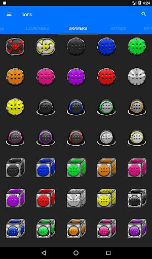 Blue Glass Orb Icon Pack screenshot 16