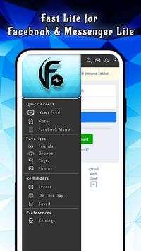 Fast Lite for Facebook & Messenger Lite screenshot 2