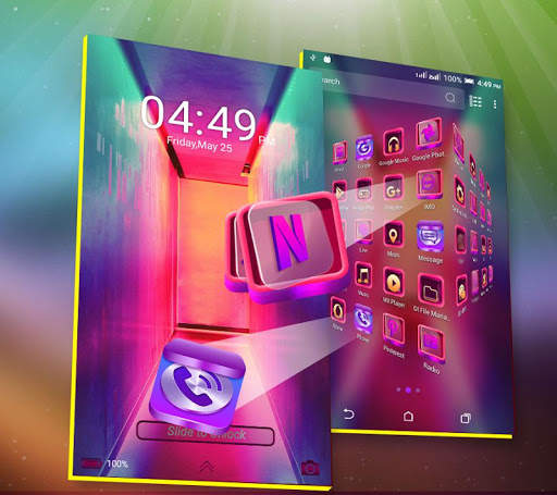Colorful Launcher Theme screenshot 4