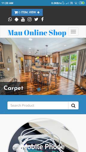 Mau Online Shop screenshot 1
