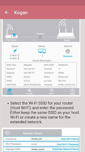 Wifi Repeater Configuration Guide screenshot 2